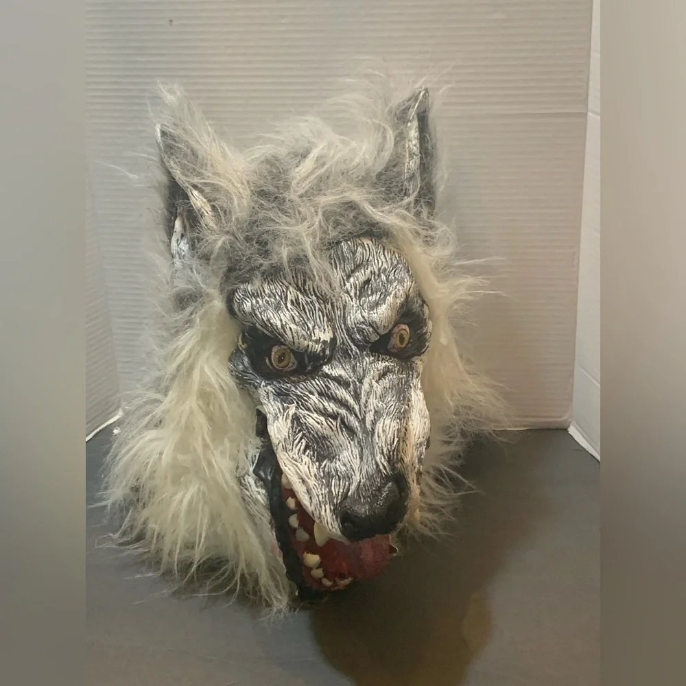 Halloween Werewolf Mask Costume Large Full Head Adult Mask. EC